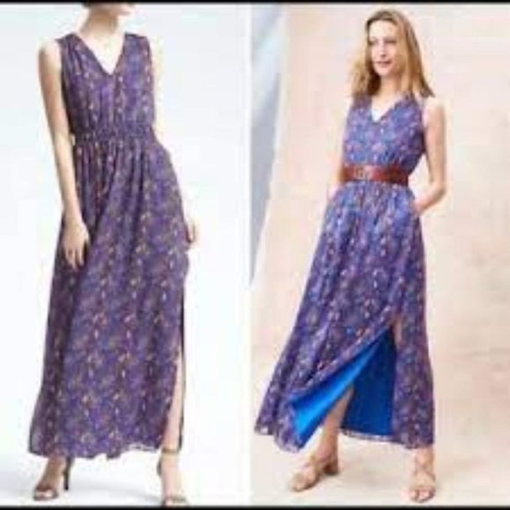 Banana Republic paisley maxi dress, size S